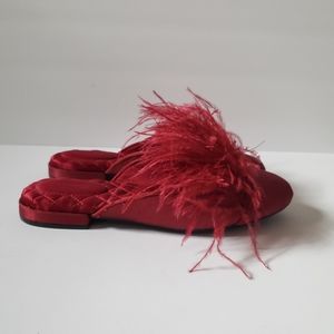 Birdies The Lovebird Feather Trim Mule